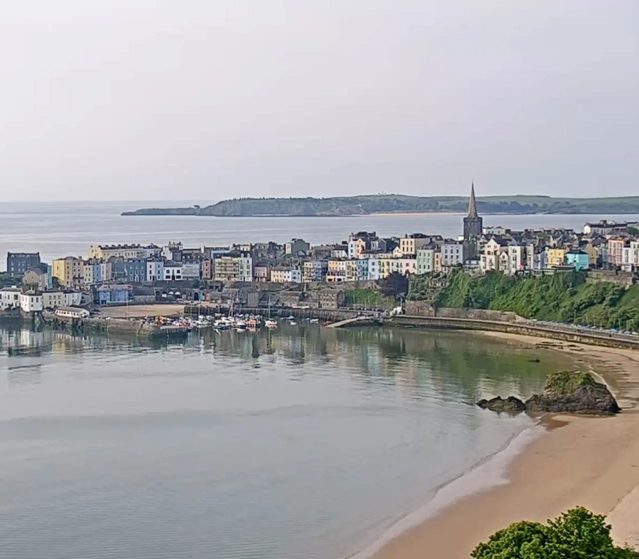 Tenby harbour webcam live