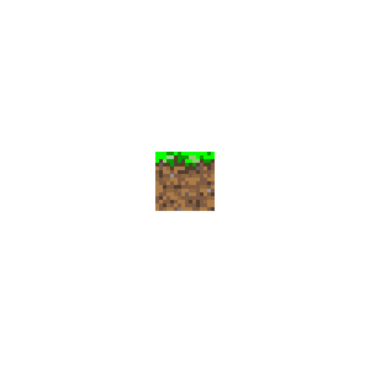 Pixilart Minecraft Grass Block By Upchucgamez