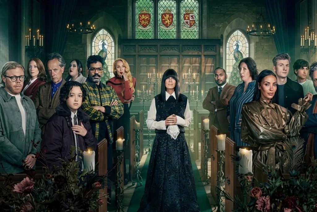 Celebrity Traitors 2026 cast with Claudia Winkleman