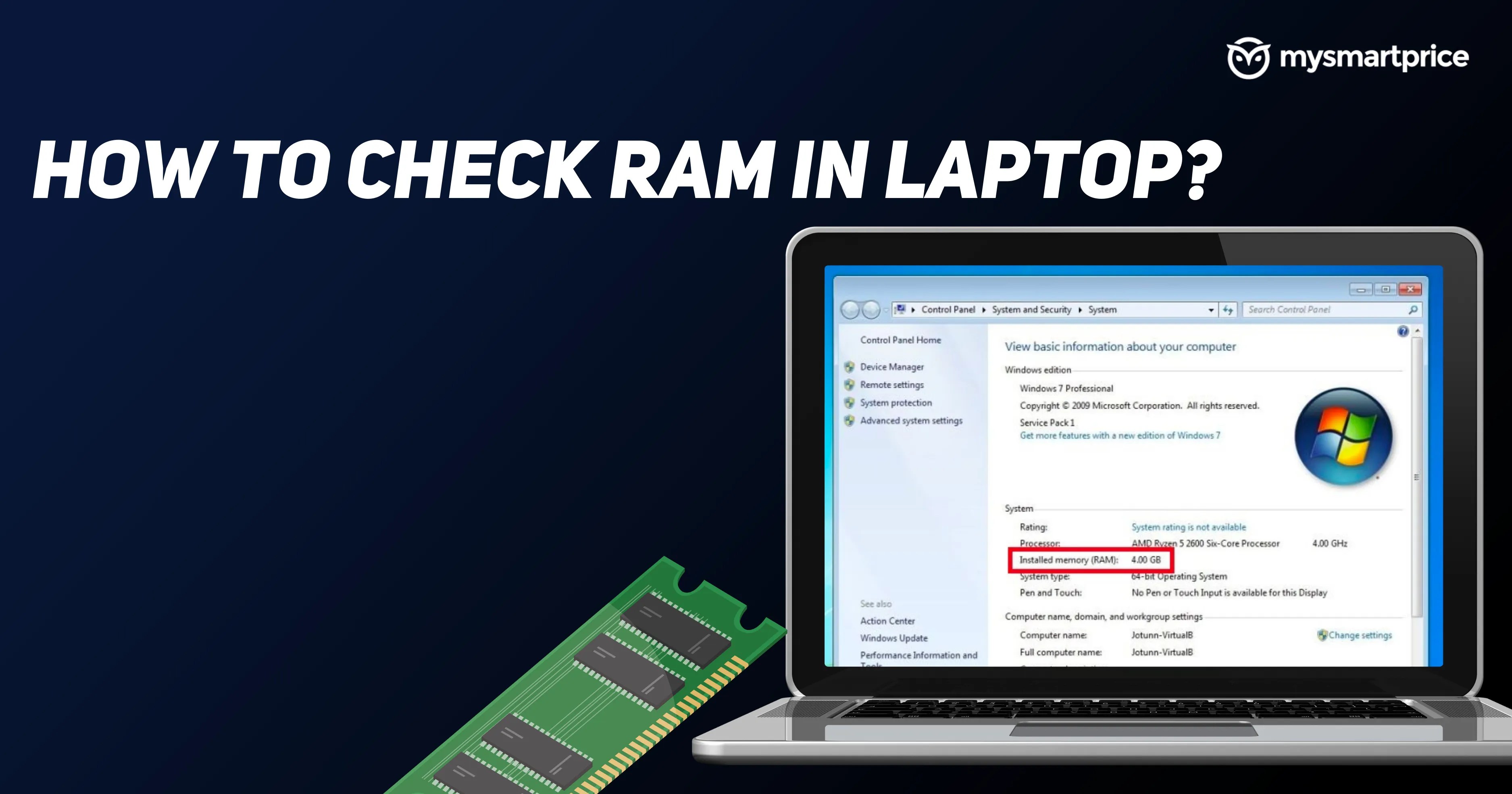 Cara Mudah Mengecek RAM Laptop Windows 10