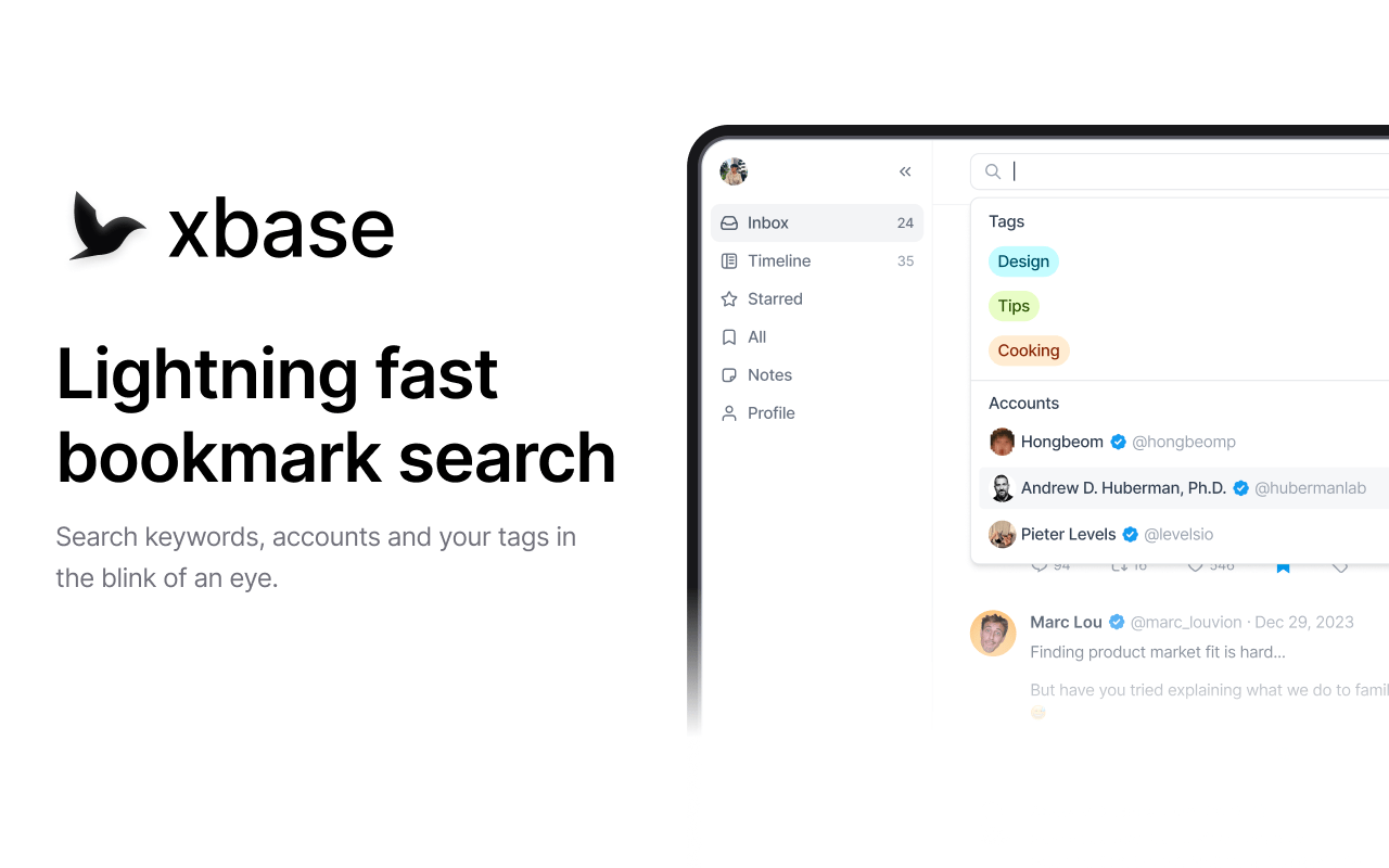 Xbase - The ultimate bookmark manager for X Serge3dx gifs