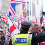 Hundreds fill London streets for “Unite the Kingdom” rally organized by far-right activist Tommy Robinson