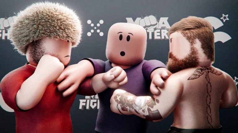 The header image of MMA Fighters in Roblox.