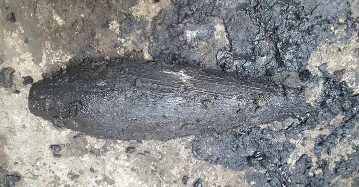 யாழ்.நகர் மத்தியில் வெடிக்காத நிலையில் எறிகணை மீட்பு!