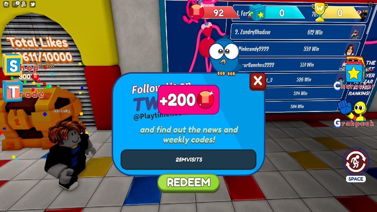 Roblox PROJECT: Playtime Multiplayer Codes How-To-Redeem-Codes-In-Project-Playtime-Multiplayer-Roblox