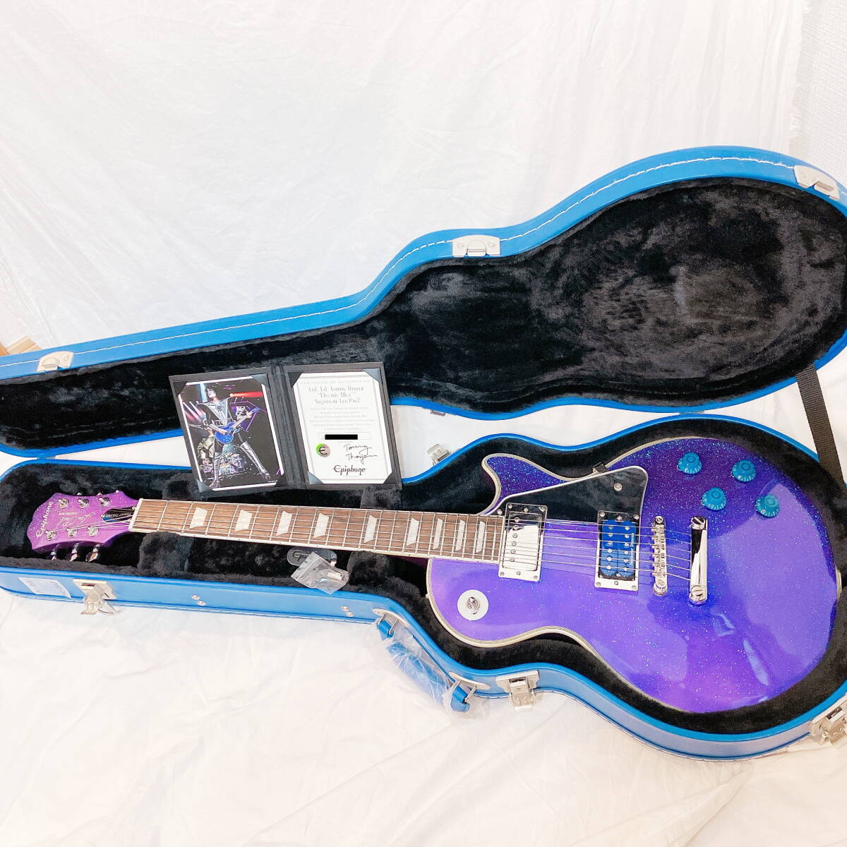 ☆Epiphone トミーセイヤー Tommy Thayer Electric Blue Les Paul Outfit H-2405 - エピフォン