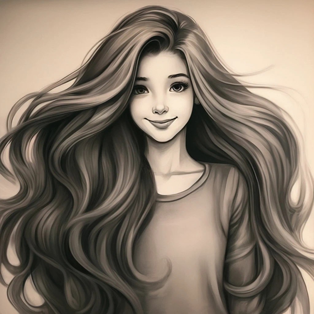 Красивые рисунки девушек