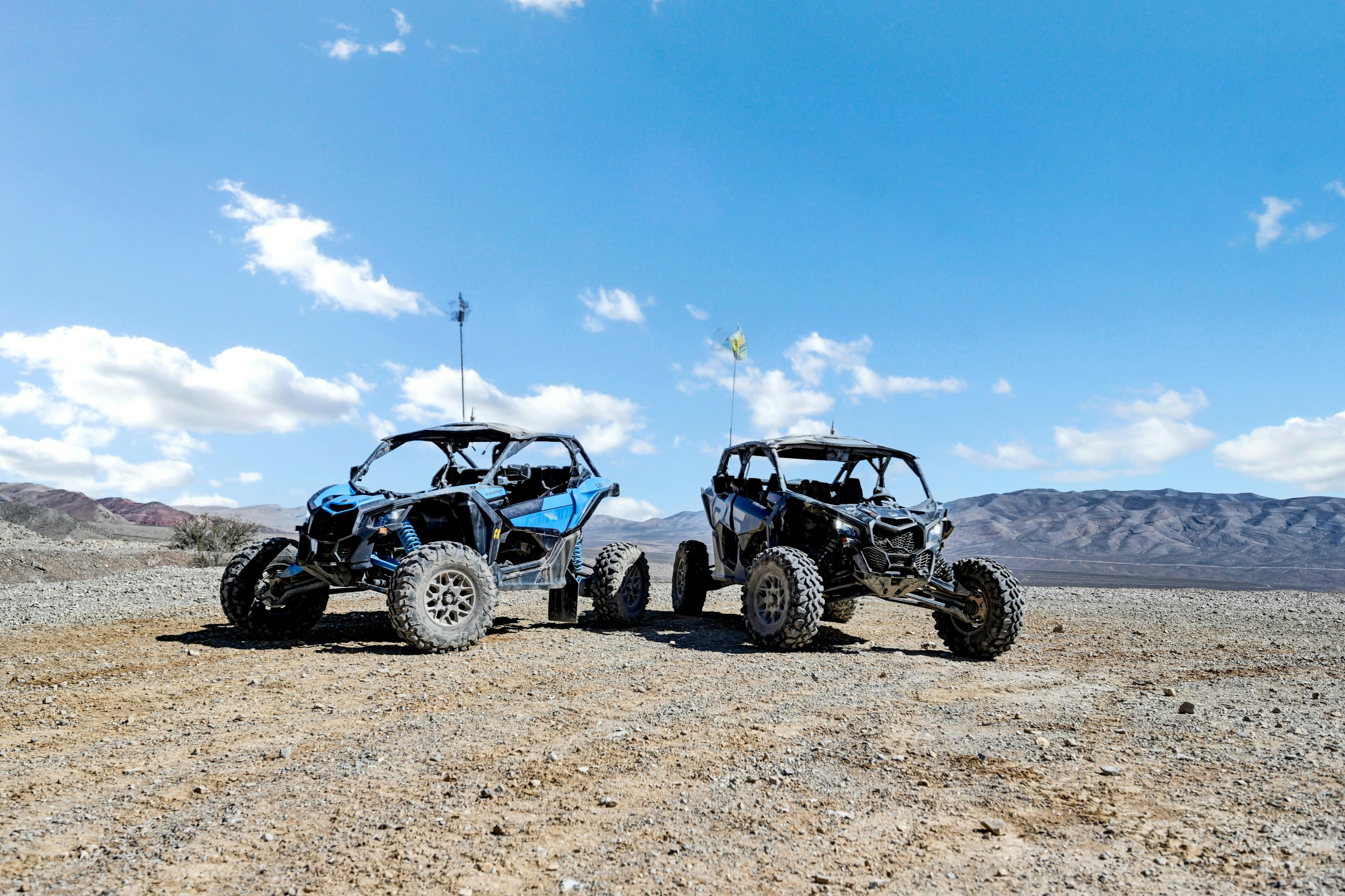Our Can-ams in the desert.