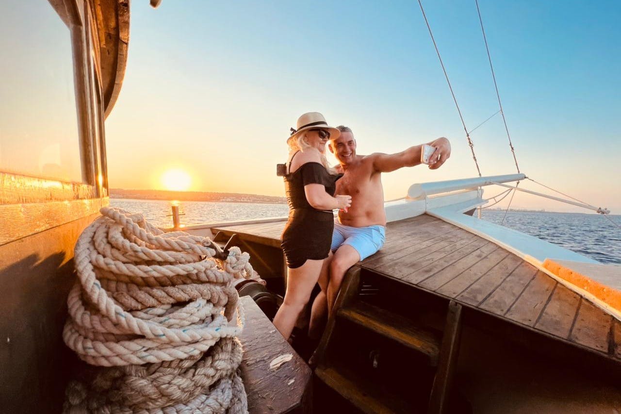 Rhodes: Sunset Cruise with Greek BBQ and Unlimited Drinks