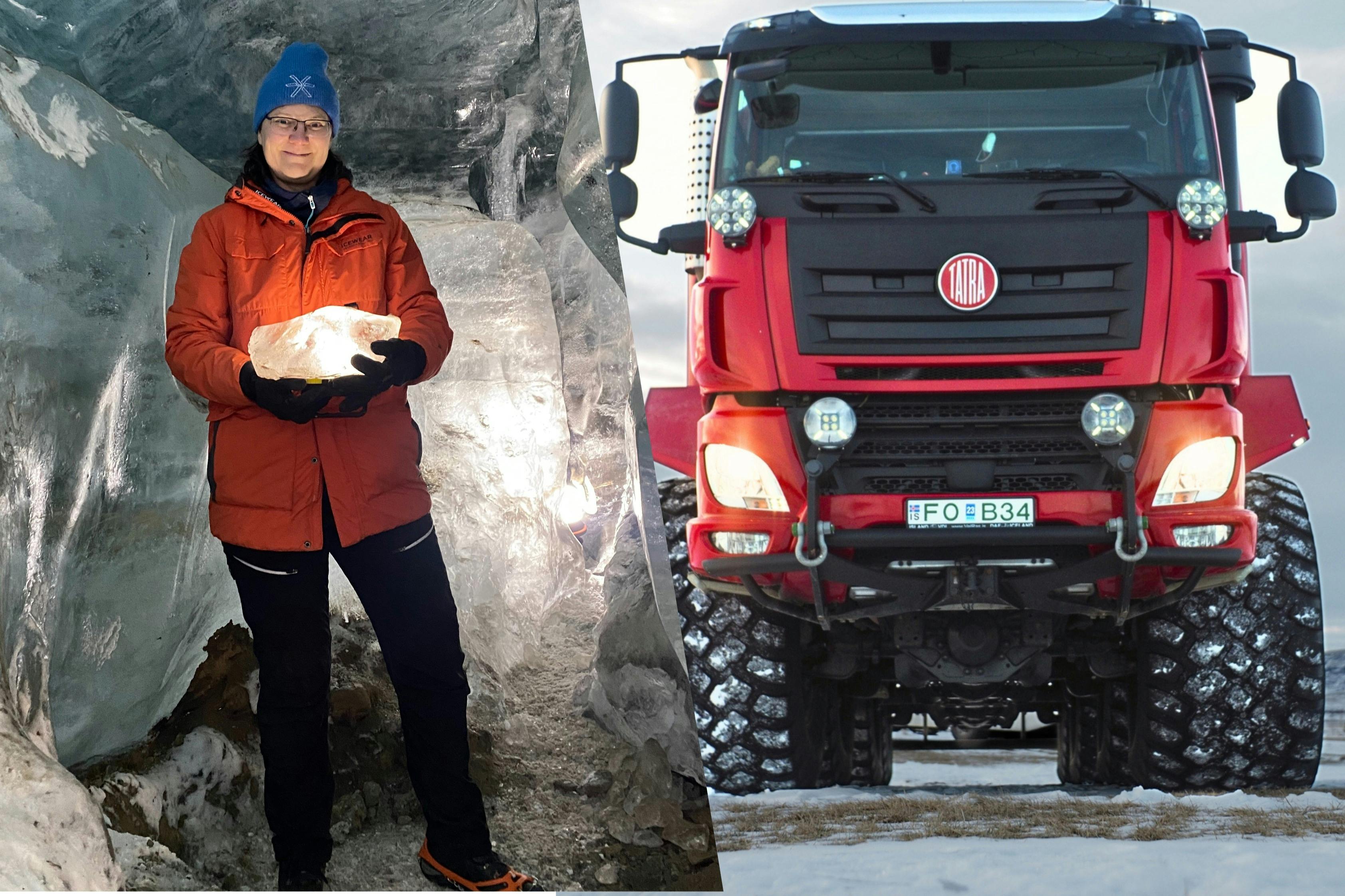 Iceland: Ice Cave and Glacier Monster Truck Tour from Gullfoss