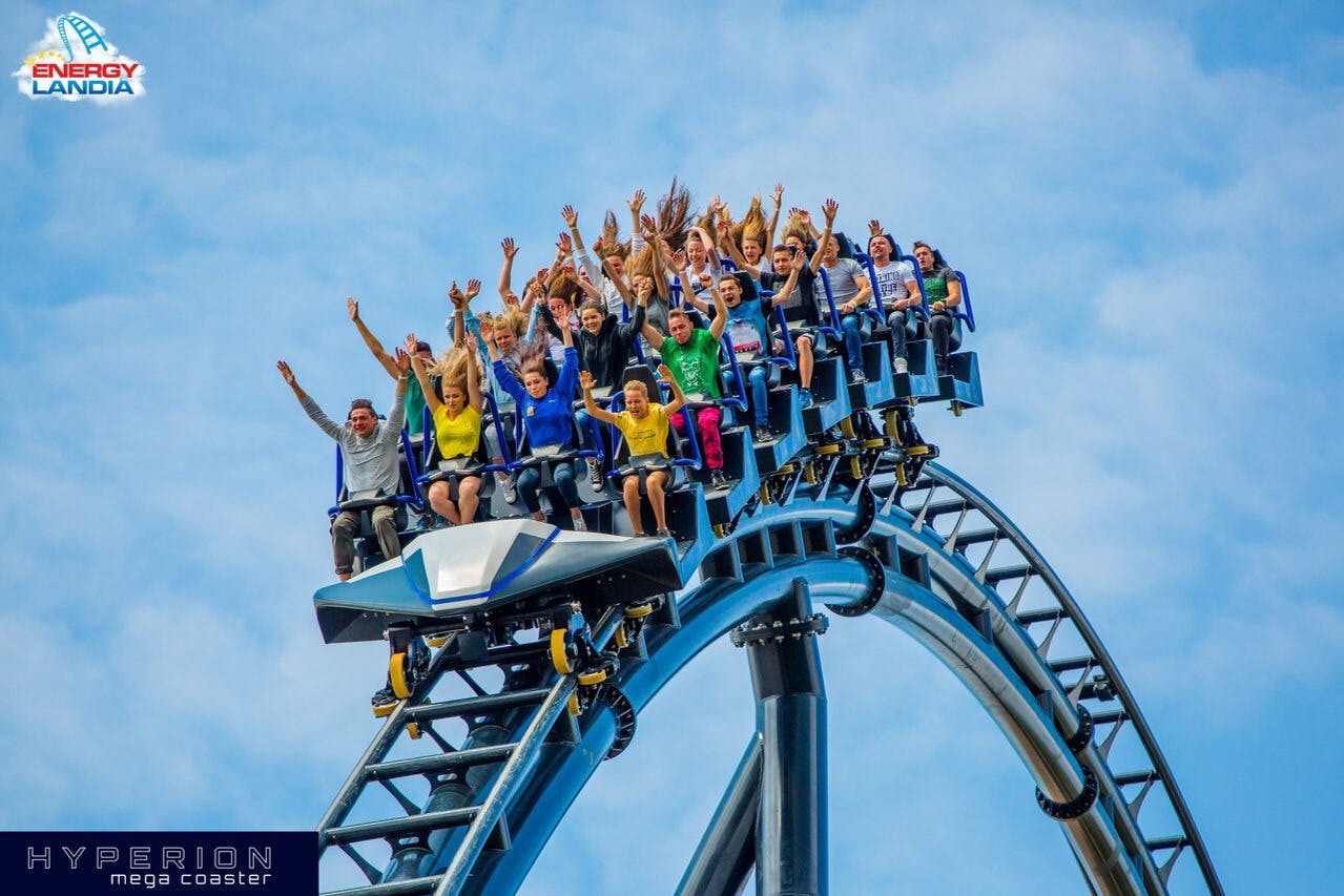 Energylandia: Entry Ticket + Roundtrip Transport from Krakow