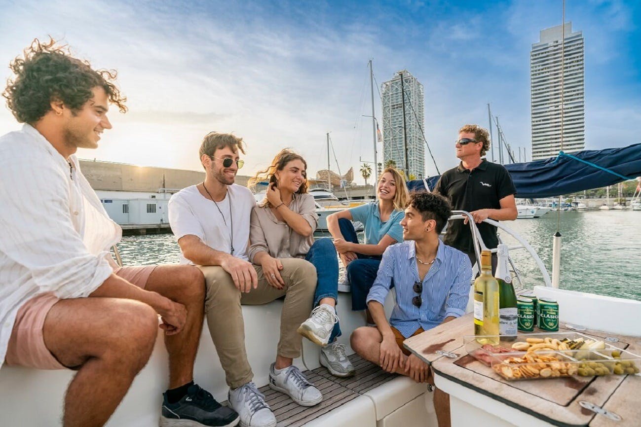 Barcelona: 2-Hr Private Sailboat Tour with Drinks & Snacks