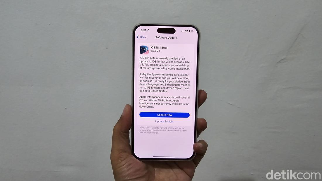 Apple Buka Waiting List Apple Intelligence, Begini Cara Jajalnya