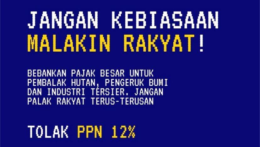 Geger Garuda Biru Ajak Tolak PPN 12%