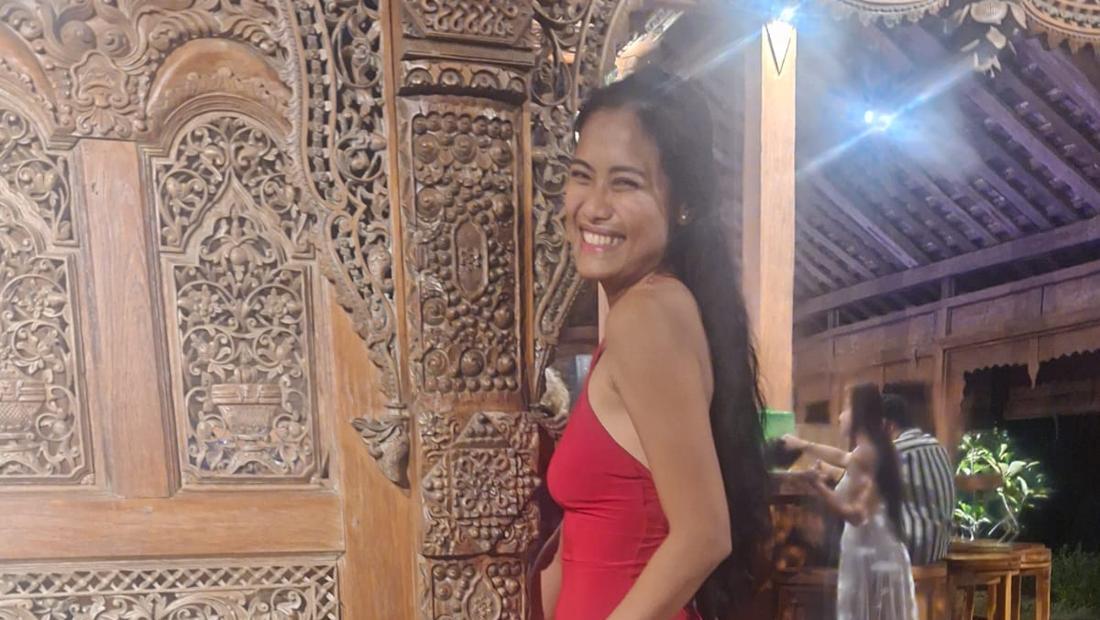 Migi Rihasalay Senang Acara Tahun Baru di Kampung Joglo Tanjung Lesung Seru
