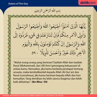 Surat An-Nisa ayat 59: Taatilah Allah, Rasul dan Pemimpin di Antara Kamu