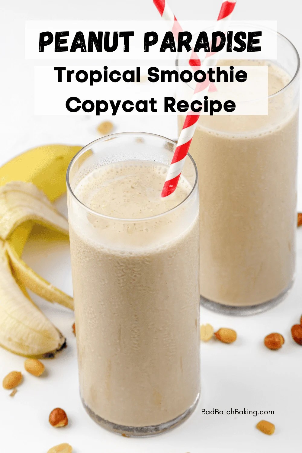 peanut paradise tropical smoothie recipe