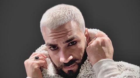 biondo ghiaccio uomo