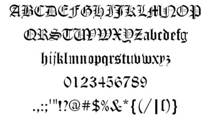 50 Best Free Tattoo Fonts For Body Art 2022 | Begindot 393_x_700_jpg