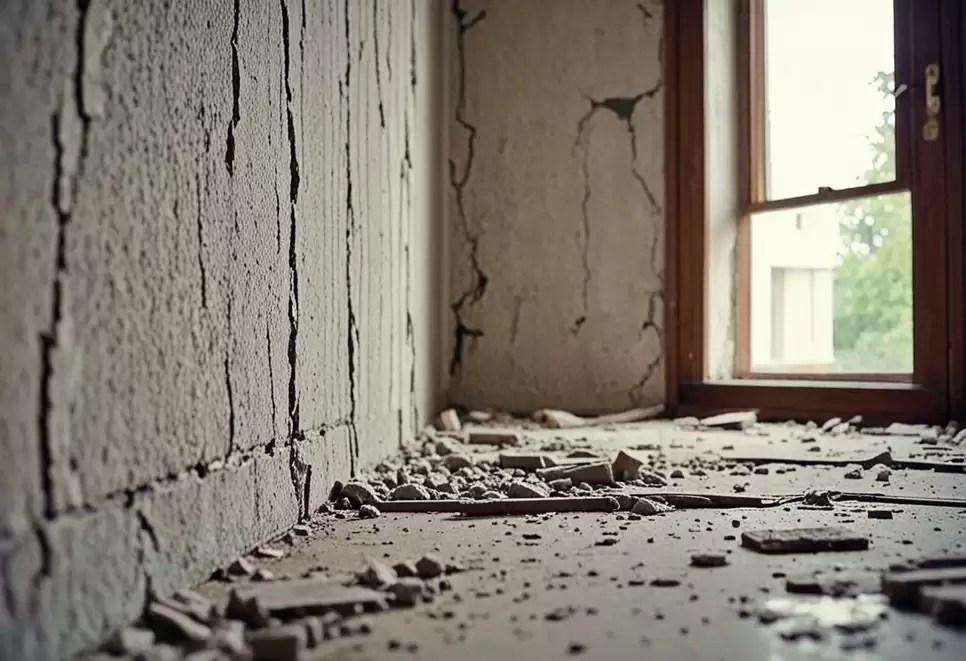 Ремонт вмятин, сколов и трещин по бетону