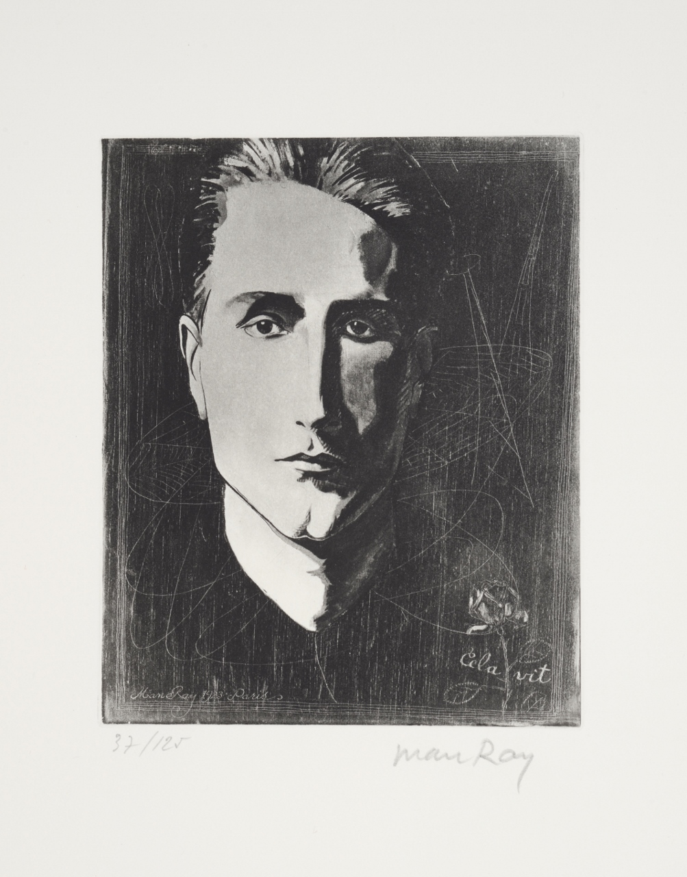 Bergarde Portrait Of Marcel Duchamp