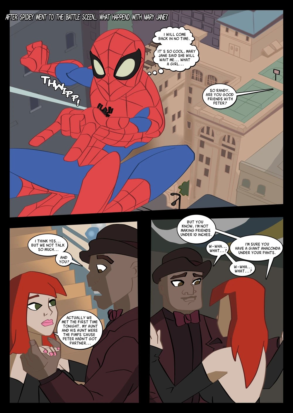 Spectacular spider-man aunt may porn comic