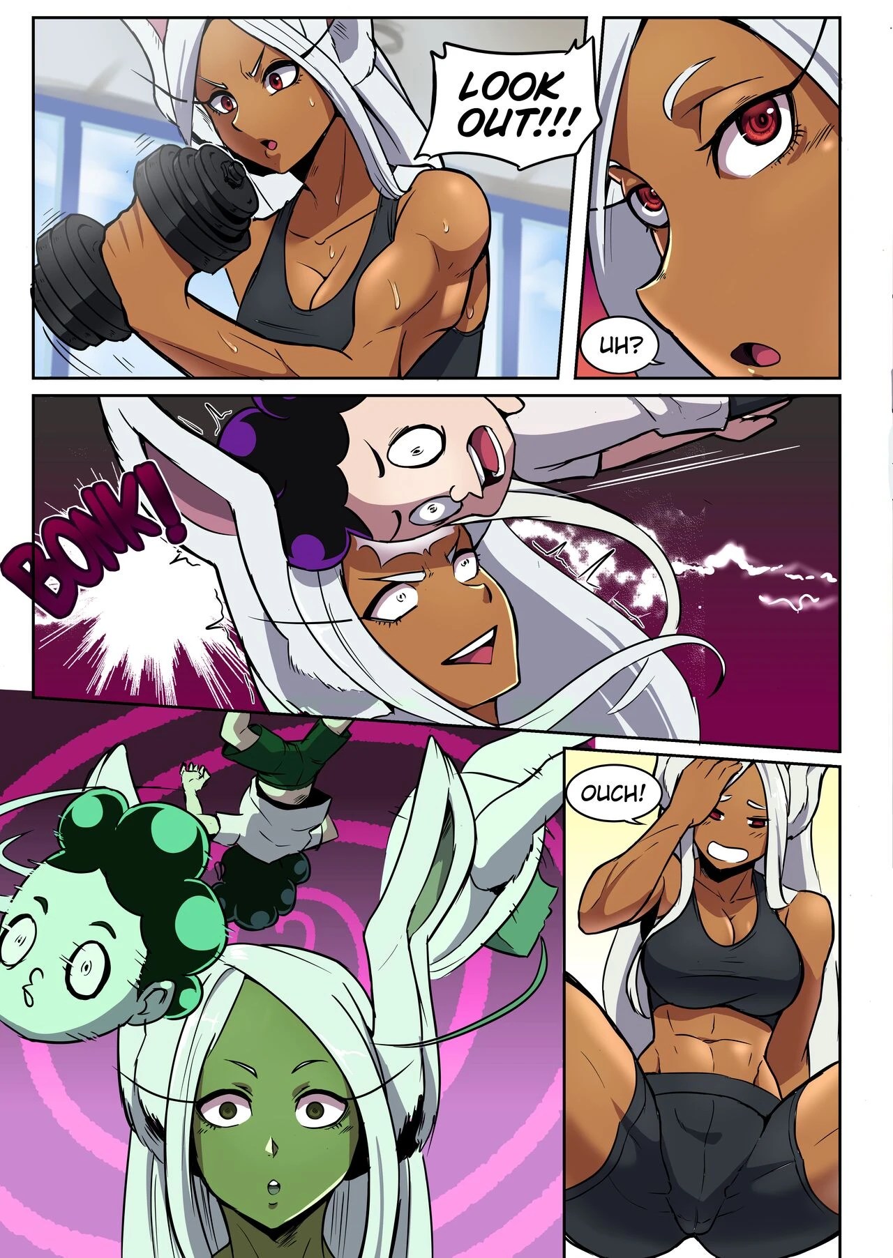 My hero academia body swap porn comic