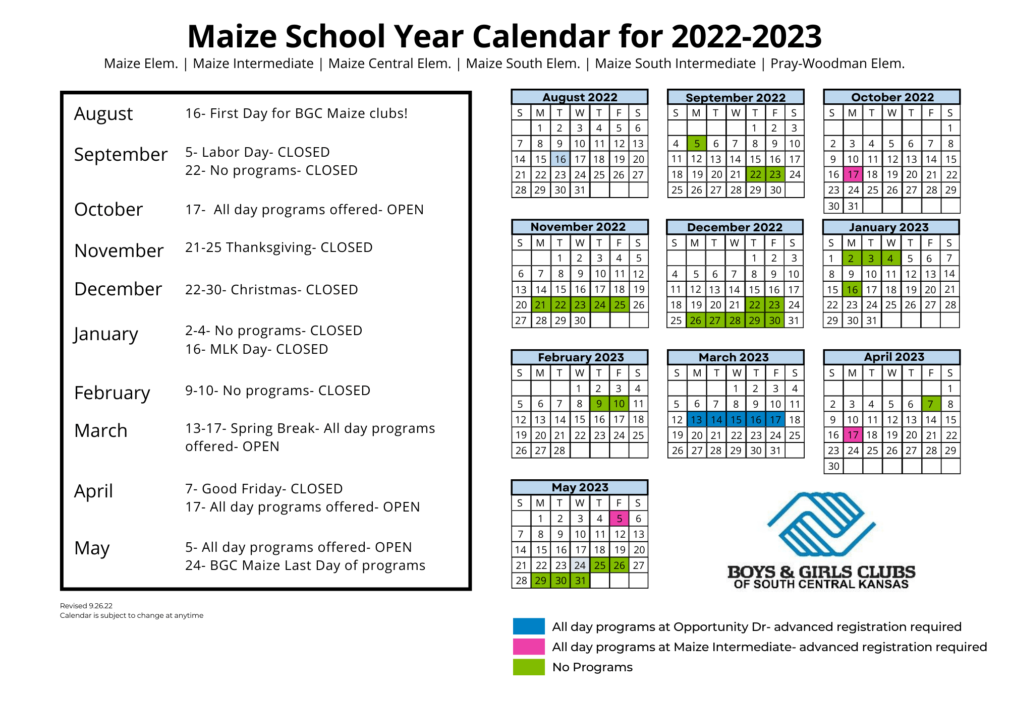 Wichita Public Schools Calendar 21 22