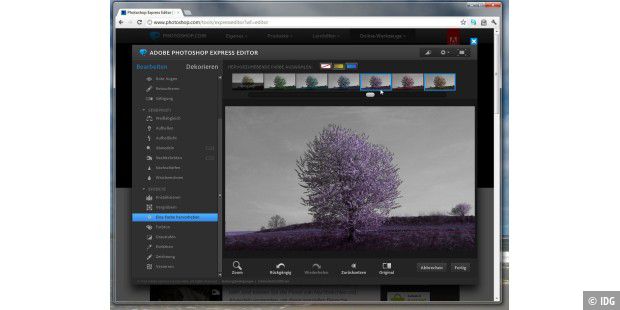 Photoshop Express Und Pixlr Bilderzauberer Im Web Pc Welt