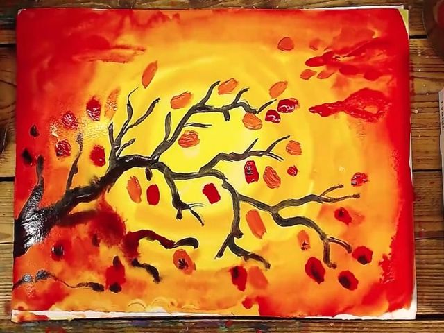 что можно нарисовать красками начинающему ребенку