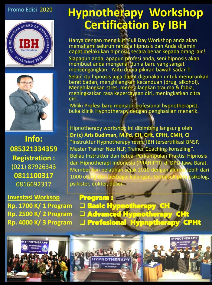 program pelatihan hipnoterapi bersertifikasi