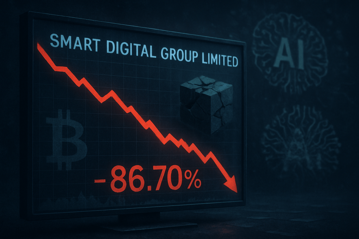 Crypto Gamble Wipes Out 87% of Smart Digital Group’s Market Value Crypto Gamble Wipes Out 87% of Smart Digital Group’s Market Value