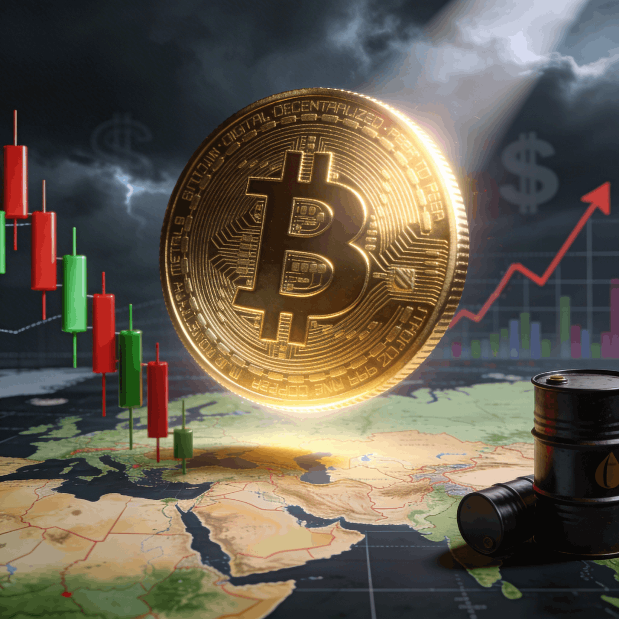 Bitcoin Defies Turmoil: Blasts Previous K as Center East Jitters Rattle International Markets