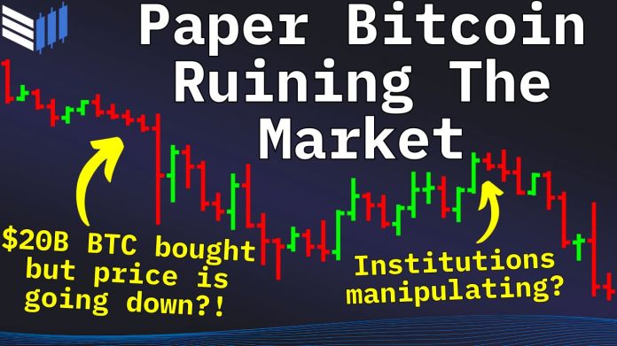Is Paper Bitcoin Behind The Stagnant Bitcoin Worth?