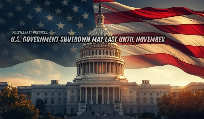 Polymarket Bets Predict U.S. Authorities Shutdown Till Nov