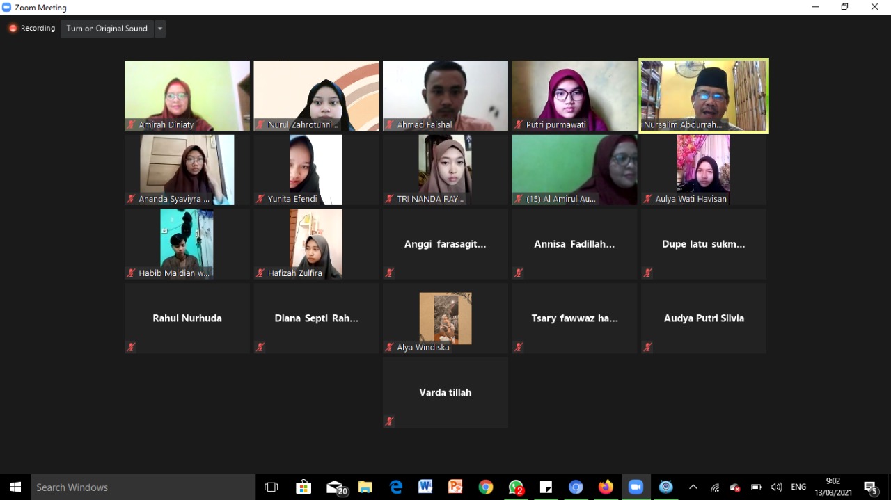 Pengurus HMJ BKPI Mengadakan Pelatihan Dasar Kepemimpinan – Program Studi  Bimbingan dan Konseling Pendidikan Islam