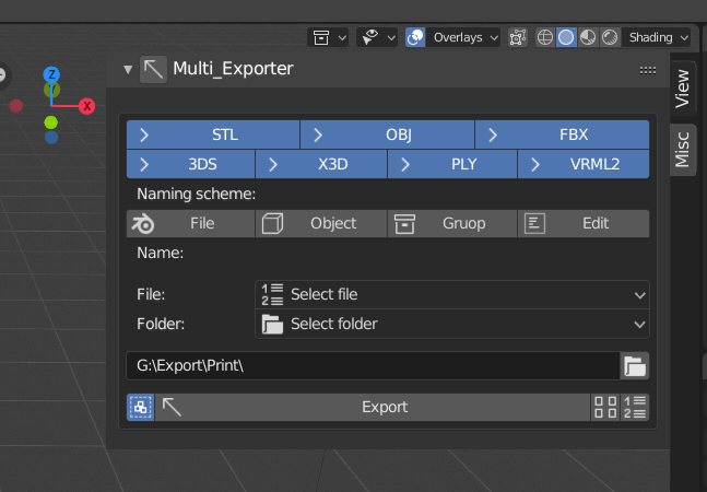 Multi Exporter Released Scripts And Themes Blender Artists Community