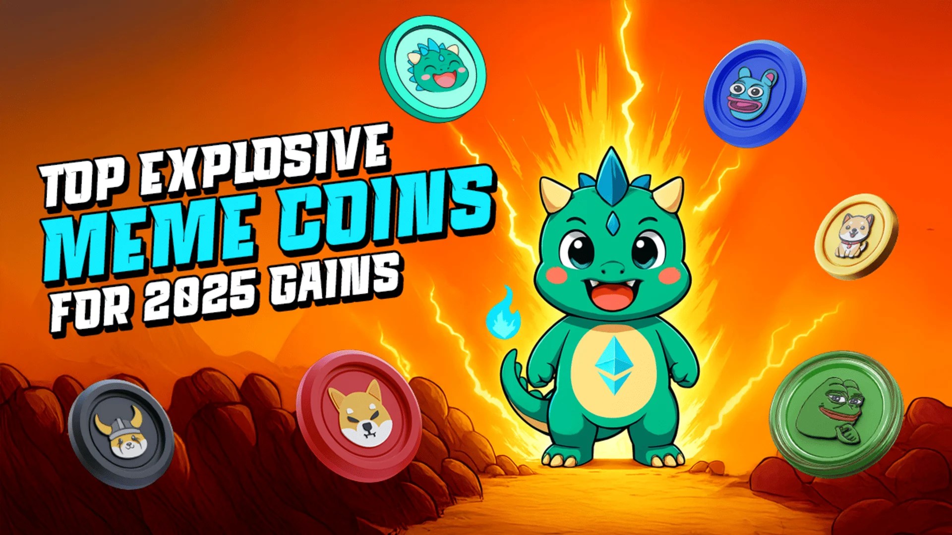 10 Top Meme Coins To Invest Before This Bull Charges 500% Higher