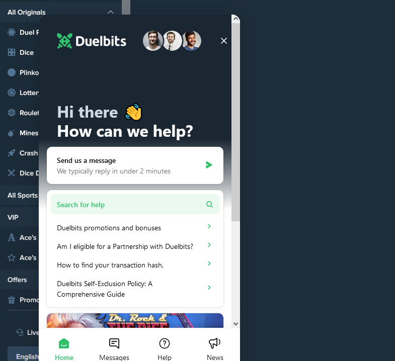 Service client