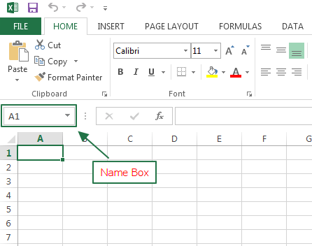 Pengertian Row, Column, Cell dan Range di Excel | Excel Pemula