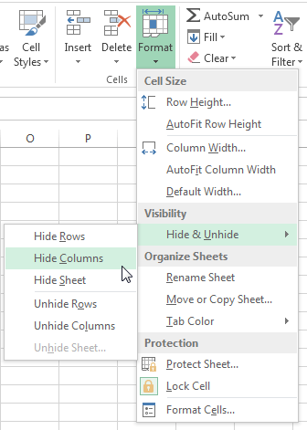 Cara Menyembunyikan Baris dan Kolom di Excel | Excel Pemula