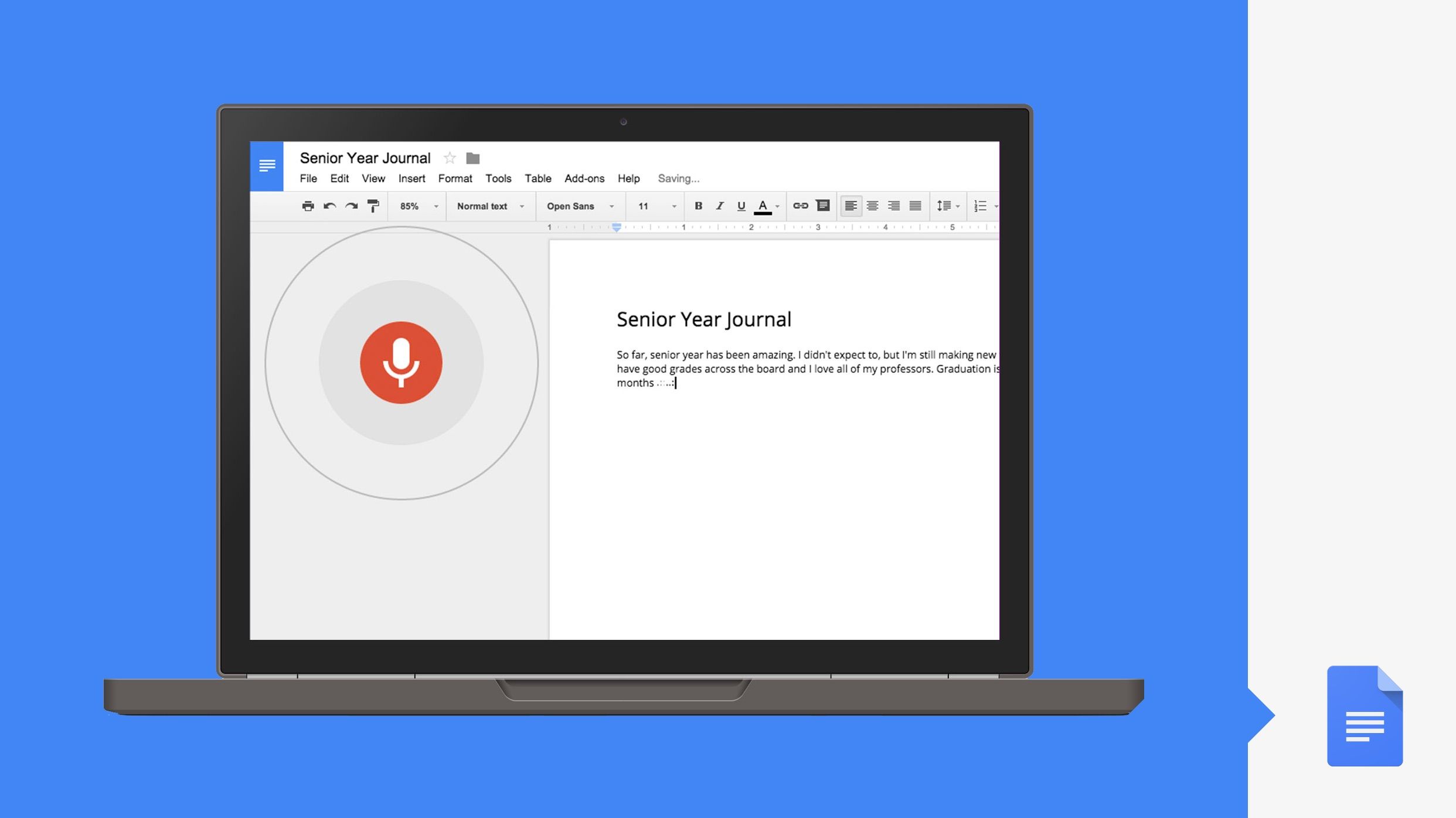 Membuat Google Docs Tanpa Menyentuh Keyboard Dengan Voice Typing