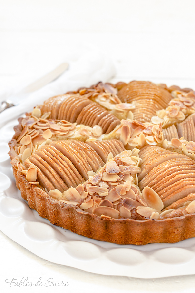 Crostata Con Crema Frangipane E Pere Fables De Sucre