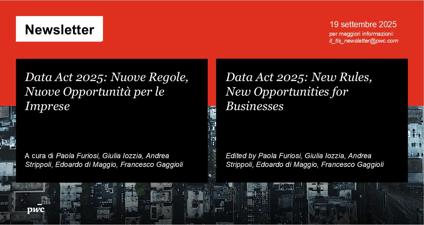 Data Act 2025: Nuove Regole, Nuove Opportunità per le Imprese | Tax and Legal Solutions