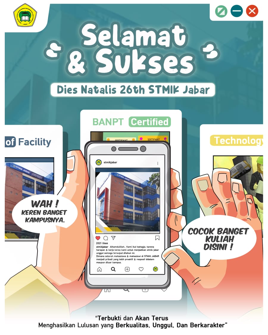 Juara Kompetisi Desain Poster STMIK Jabar Tingkat SMA se-Indonesia - STMIK Jabars Blog Stmik jabars blog