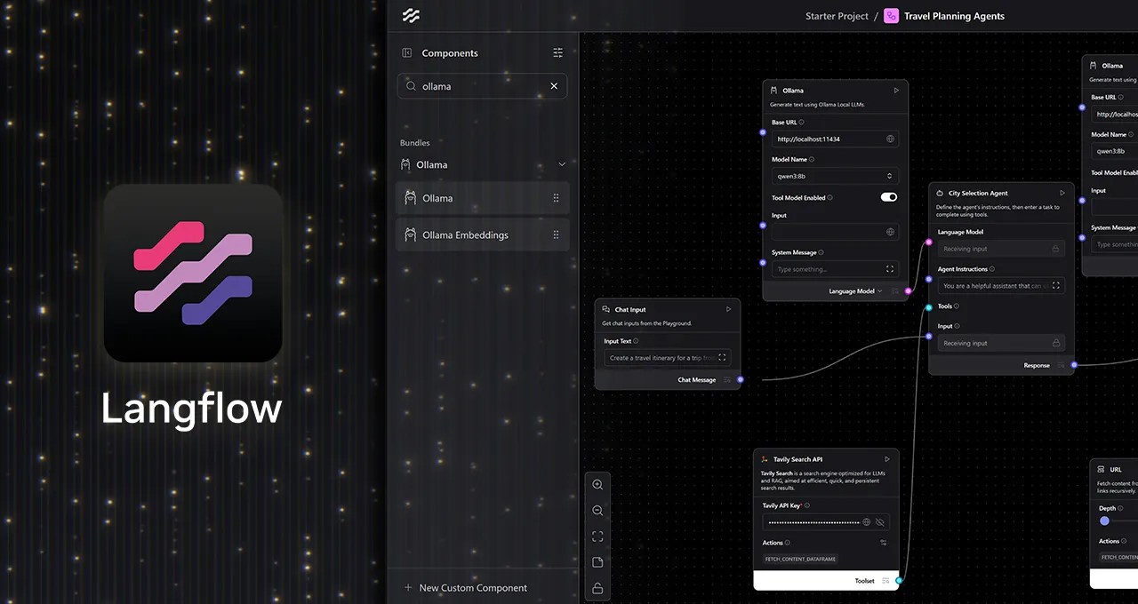Langflow Enables Local AI Agents on RTX PCs