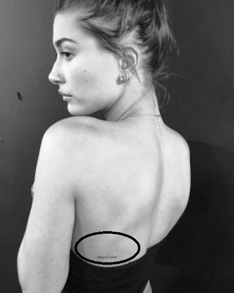 Hailey Baldwin's 25 Tattoos & Their Meanings - Body Art Guru 602_x_480_jpg