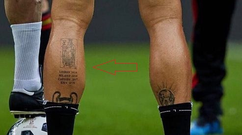 Sergio Ramos' 42 Tattoos & Their Meanings - Body Art Guru 275_x_493_jpg