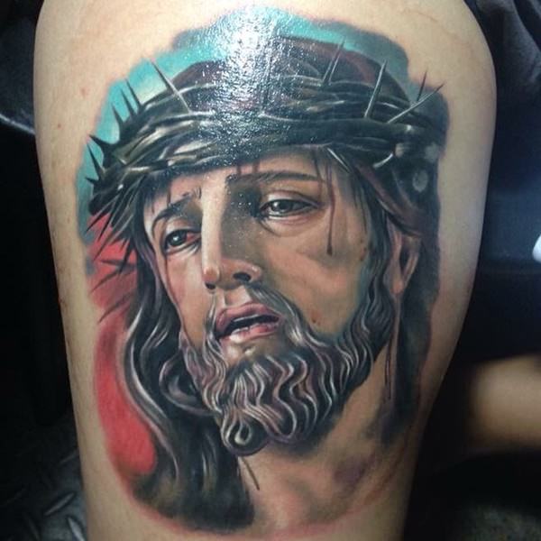 275+ Amazing Jesus Tattoo Designs And Ideas - Body Art Guru 600_x_600_jpg