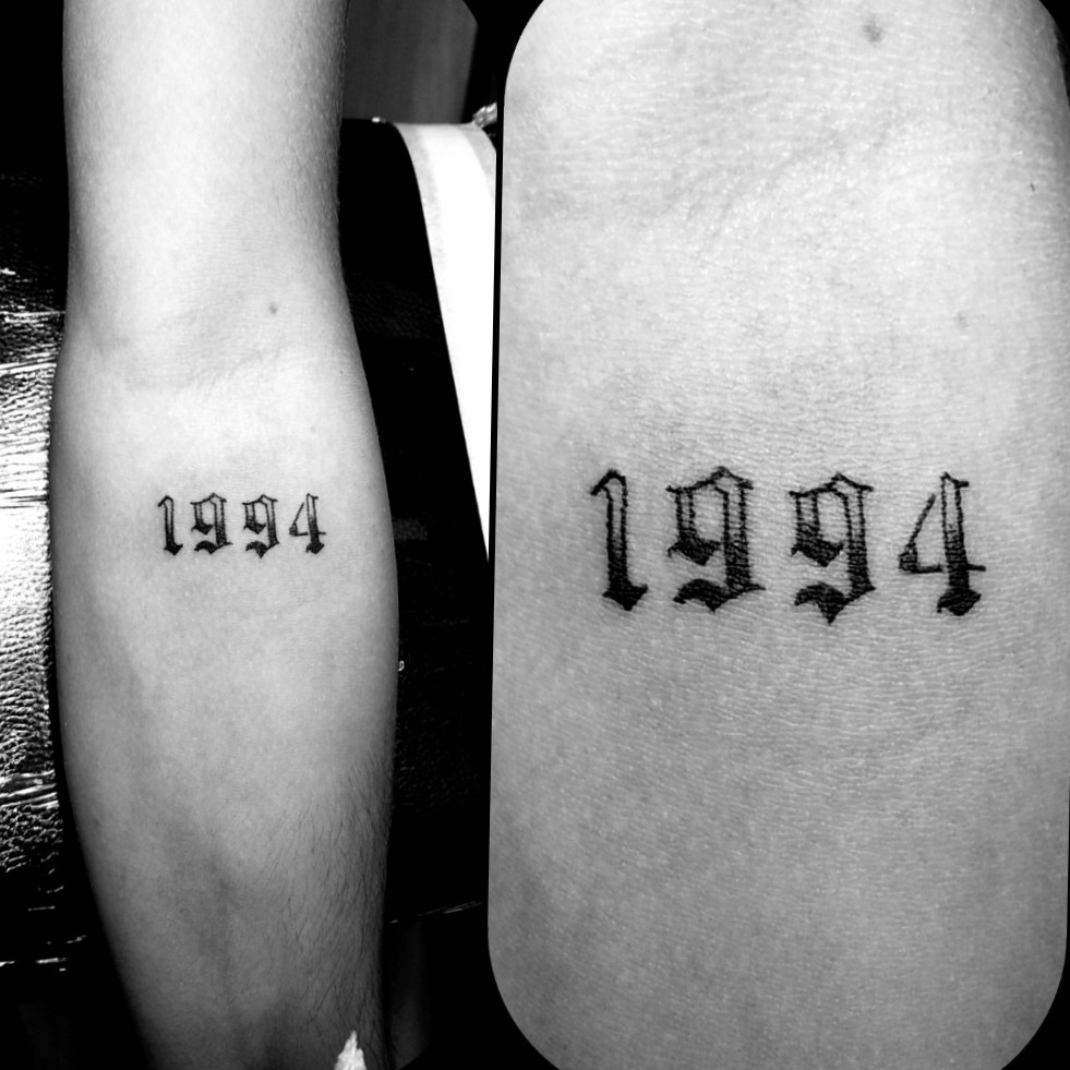 10 Amazing "1994" Tattoo Designs - Body Art Guru 981_x_981_jpg